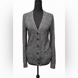 Mudd Black & White Knit Cardigan | Size S